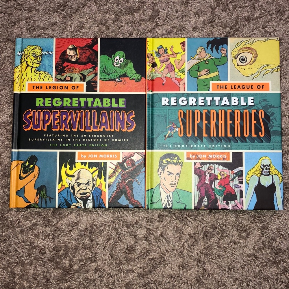 Comic Books(hard cover)Loot Crate Edition